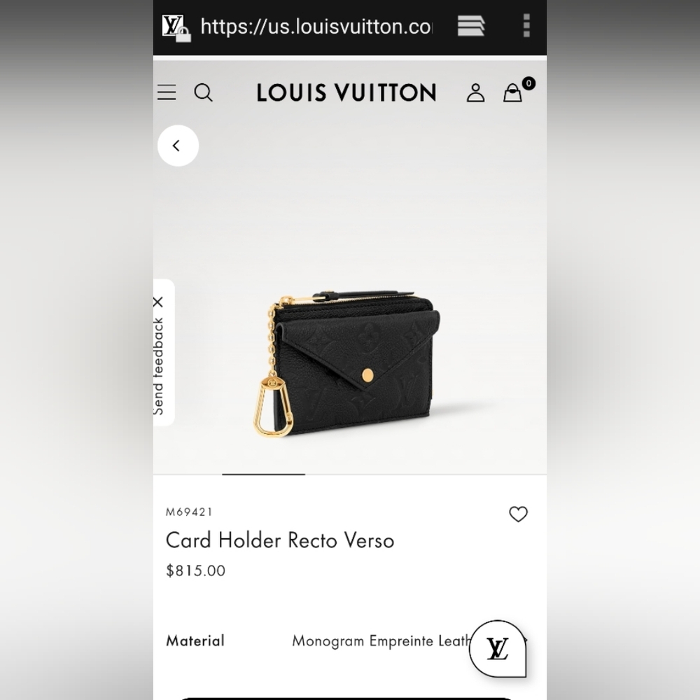 Louis Vuitton Card Holder Recto Verso - Picture 8 of 8